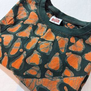 Vintage Kanin Originals Tie Dye colorful cotton t shirt Hawaiian Design Large